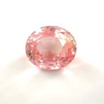 Oval 2.16 Ct "UNHEATED" Padparadscha Sapphire Of Sri Lankan Origin