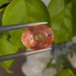 Oval 5 Ct UNHEATED Padparadscha Sapphire of Sri Lankan Origin - Image 2