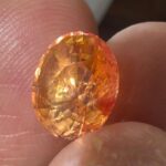 Oval 5 Ct UNHEATED Padparadscha Sapphire of Sri Lankan Origin - Image 3